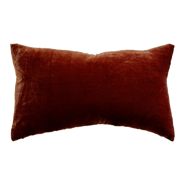 Velvet Pillow - Rust